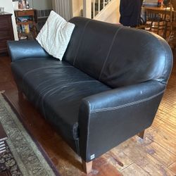 Calia Leather Couch