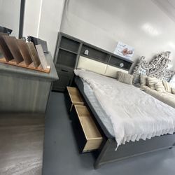 Custom Build Storage Bedroom Set 