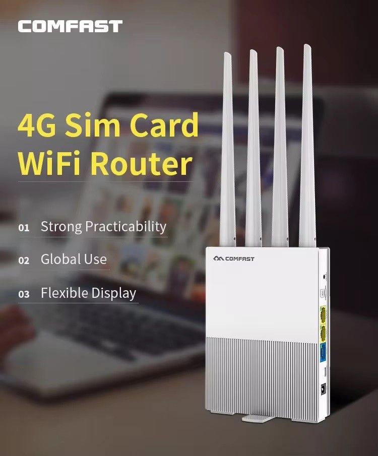 4G Wireless Router With WiFi 