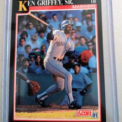 1991 Score Seattle Mariners Baseball Card #835 Ken Griffey Sr.