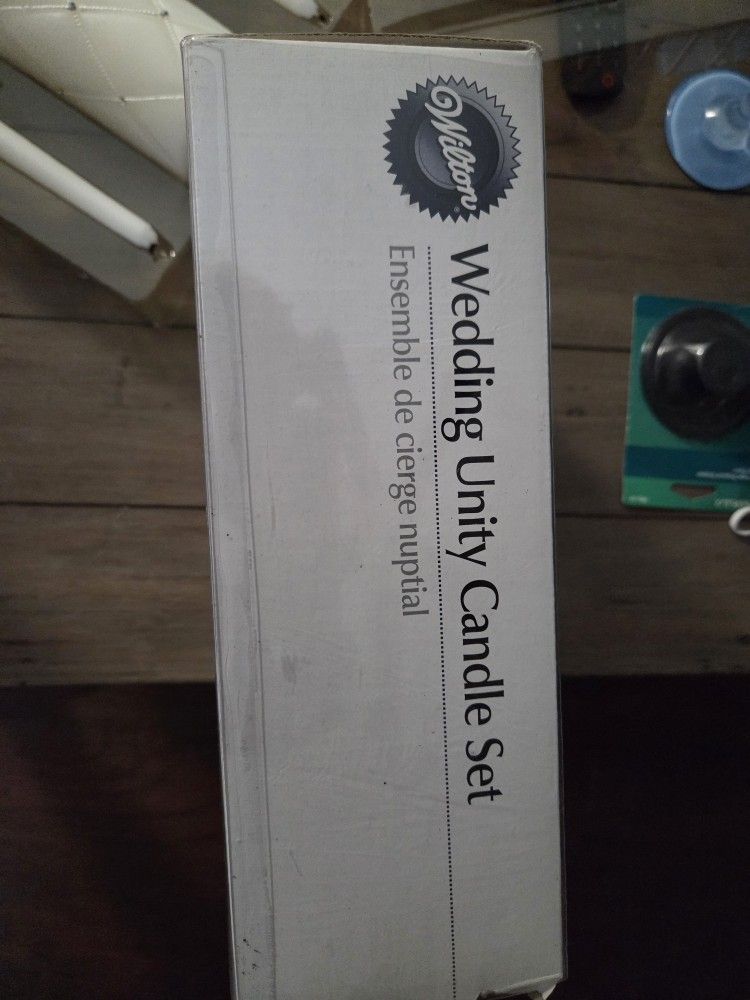 Wedding Unity Candles White