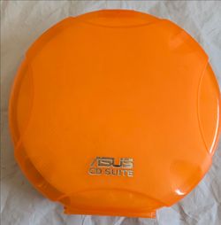 Cd dvd book New 12 slots orange