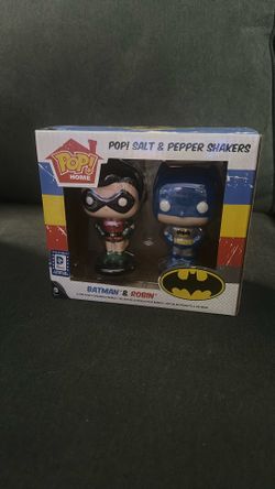Batman And Robin Salt And Pepper Shakers Funko Pop