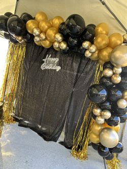 Happy Birthday Balloon Garland 