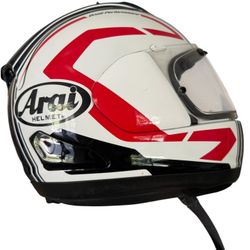 FOR SALE: Arai Full-Face Motorcycle Helmet with Bluetooth – Great Condition