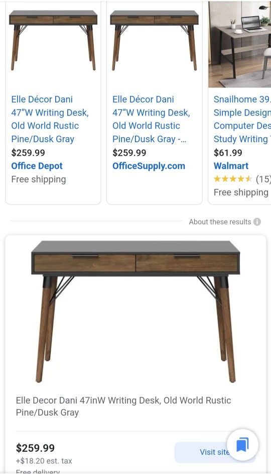 Elle decor dani desk best sale