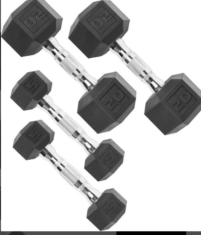 Dumbbell 5 lbs set and 20 lbs set