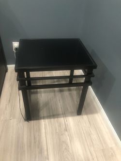 Black Square night stand