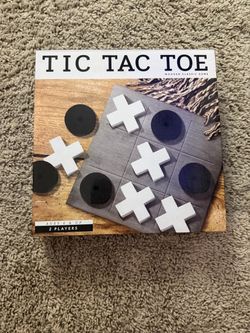 Wooden Tic Tac Toe Classic Game