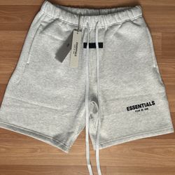 Fear Of God Light Oat Essential Shorts