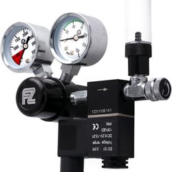 Aquarium Co2 Regulator DC Solenoid with Bubble ص