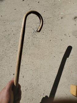Hand made wooden cane