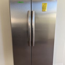 Brand new side by side refrigerator