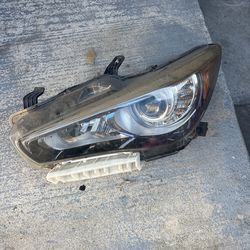 14-17 Infiniti q50 headlight left side