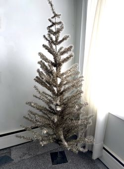 Vintage 6-Foot Tinsel Tree from Marshall Fields