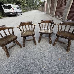 Old Tavern Pine Ethan Allen Chair / Sidechair Antique