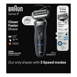 Braun Series 7 (7189cc) Electric Razor Shaver Kit for Men $79.99