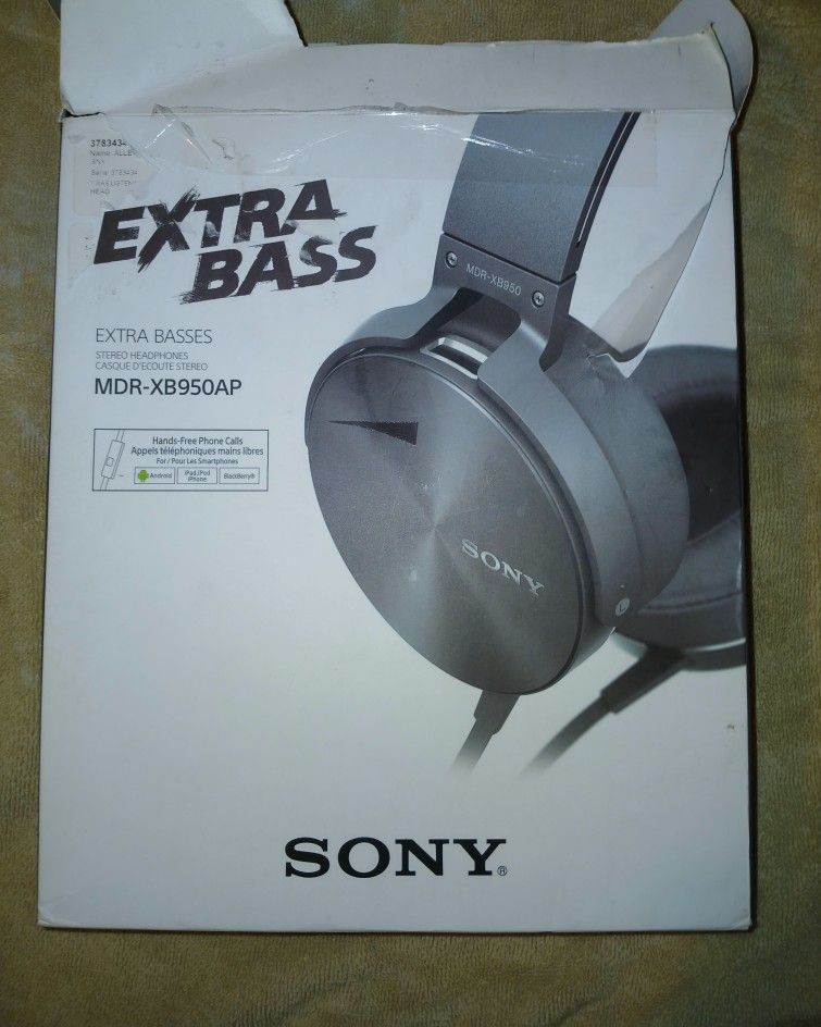 Sony ExtraBass Headphones / DJ / Microphone