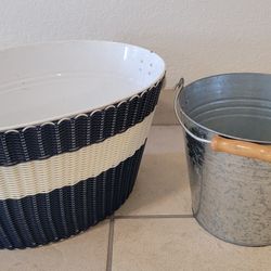 FREE Metal Basket & Pail - Still Available!