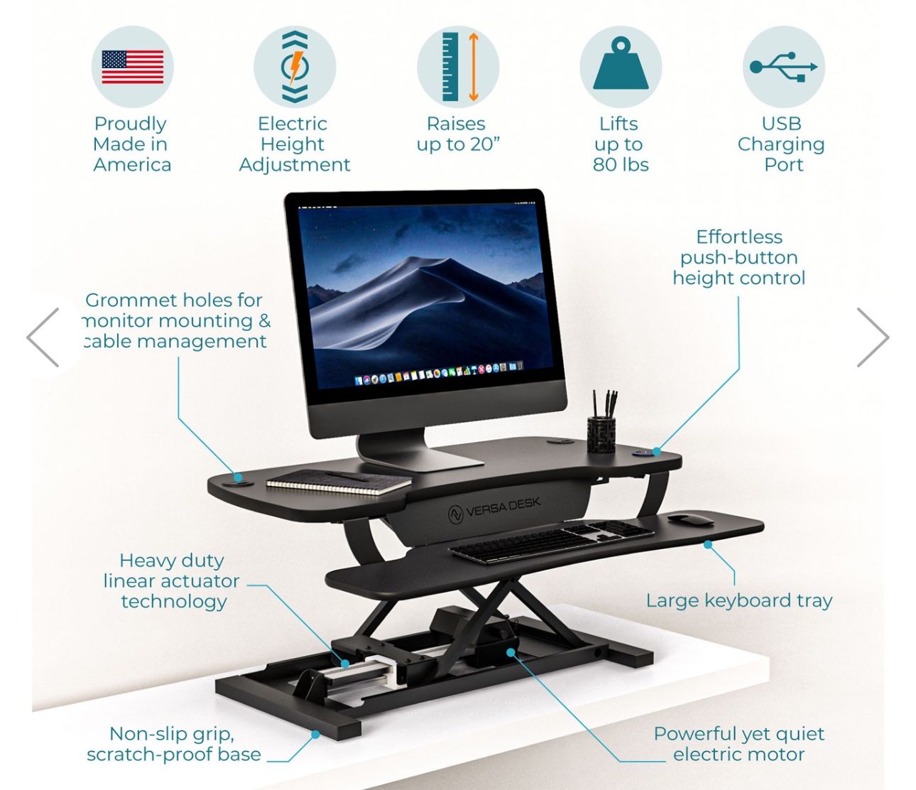 Versa Desk Power Pro