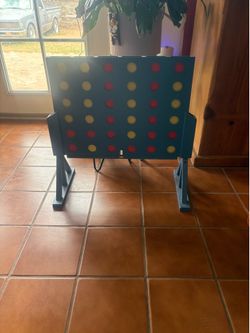 Giant Wooden Connect 4 Game (Four-in-a-Row Yard Game) – Great Condition!