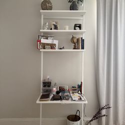 Wall-Mounted Computer Shelf 