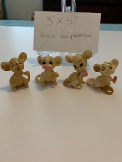 Four cute Mice