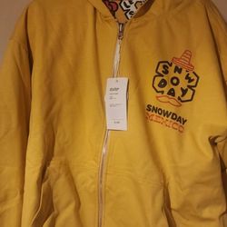 Snowday World Tour Mexico reversible hoodie  Size Large