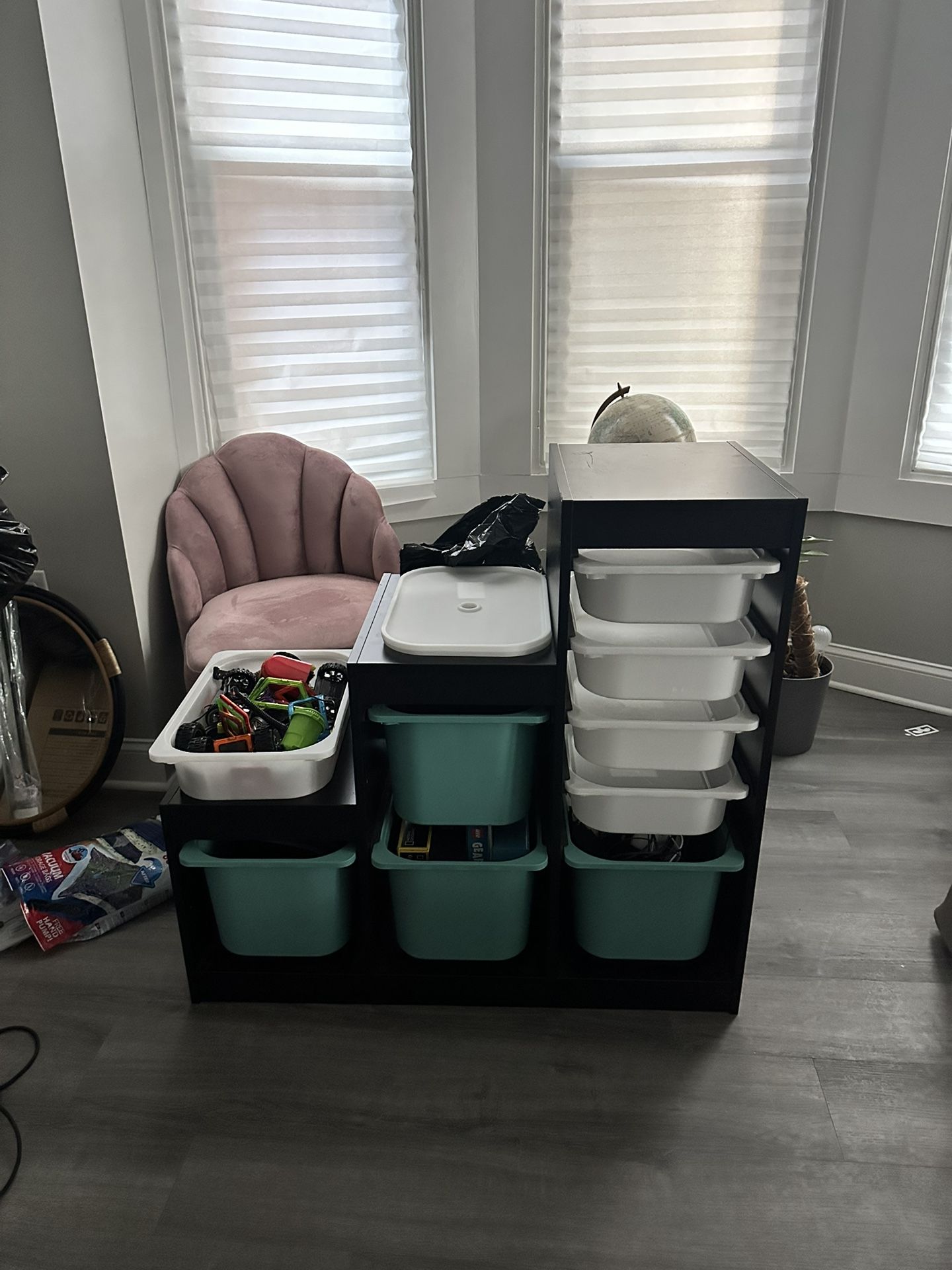 IKEA Trofast with Storage Boxes