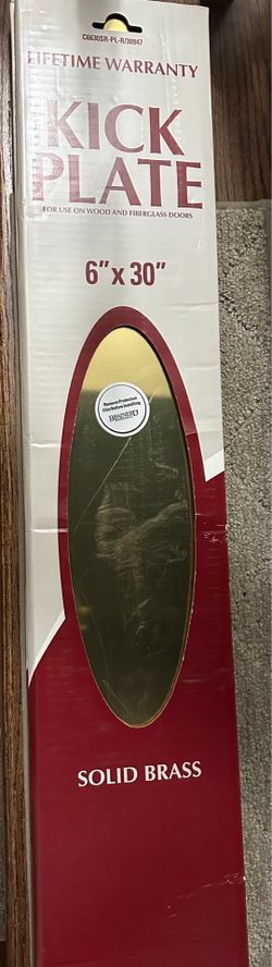 BRASS KICKPLATE FOR DOOR BRAND NEW