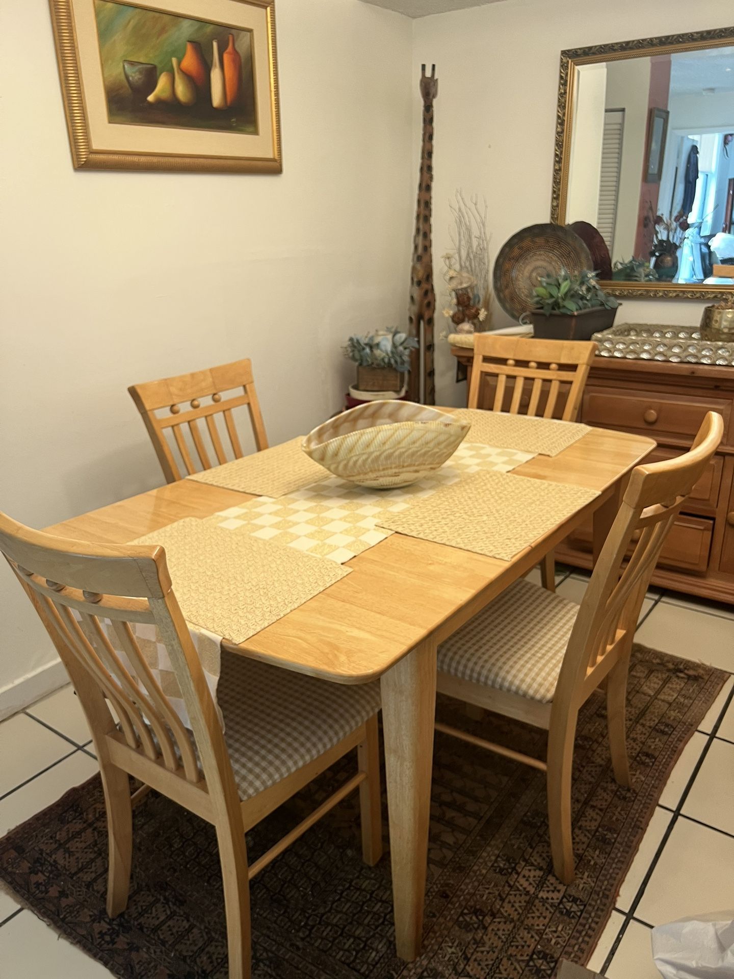 Dining Room Table And Chairs