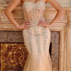 Strapless Jovani Mermaid Dress 