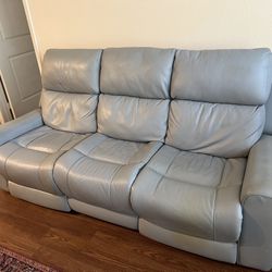Leather Couch With Recliner