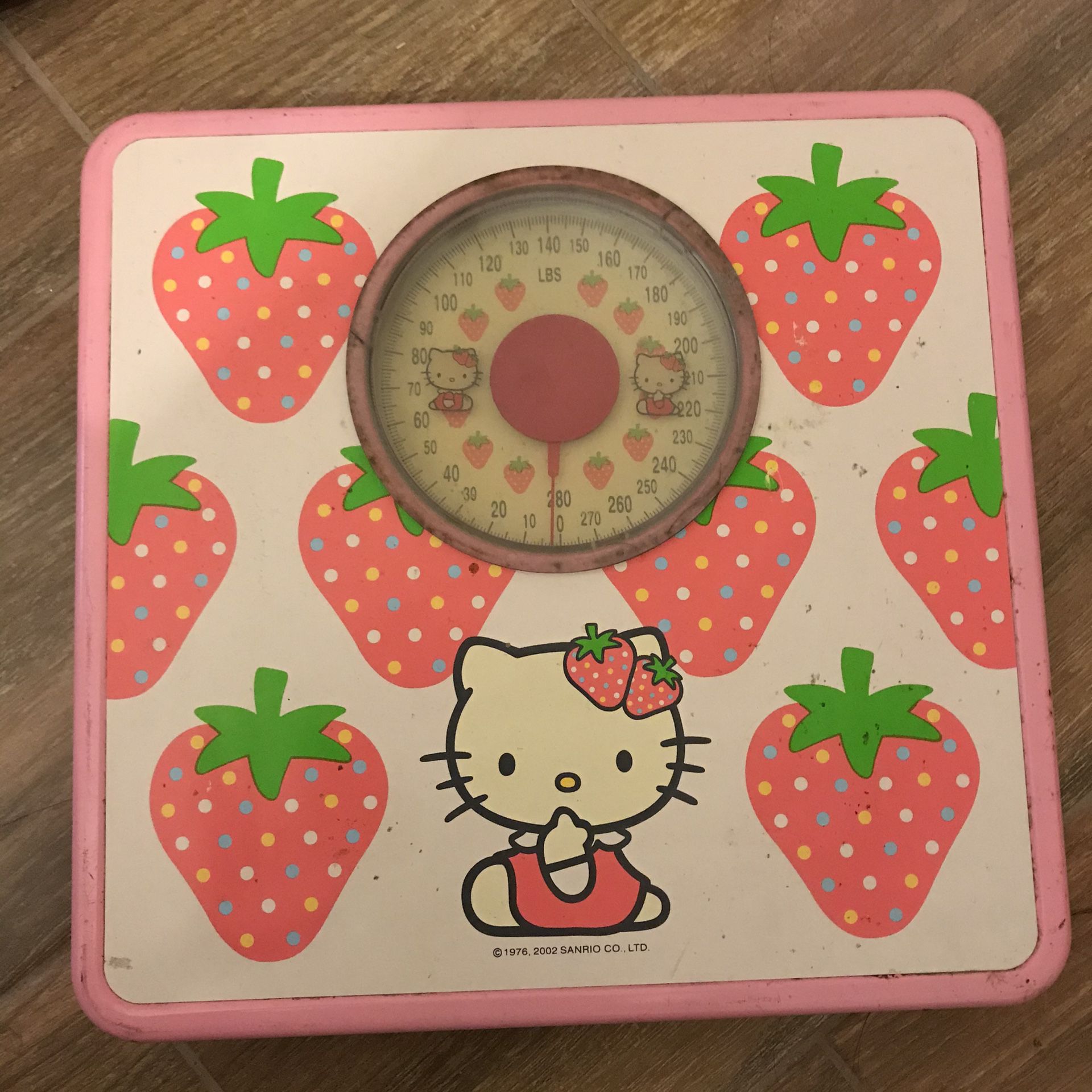 RARE Hello Kitty Weight Scale