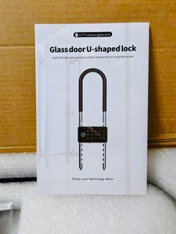 Long Adjustable Shackle Padlock U Lock, Combo U-Lock, Fingerprint or App Control