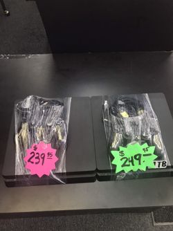 Sony ps4 console 500gb and 1tb