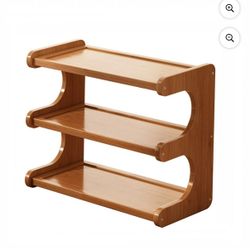 Wooden Cup Station Organizer for Countertop Coffee Bar Decor | Taicans 3 Tier Coffee Bar Accessories & Organizer Shelf, Coffee Mug Holder