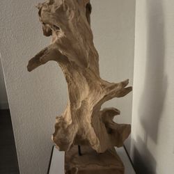 Teak Wood Free form statue