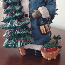 Classic Santa Collectibles, Santa's Blue Coat