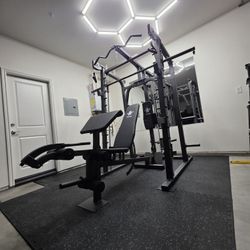 Smith Machine 2001 | Multi-Use Adj Bench | Gym Equipment | Fitness | Squat Rack | Excercise |🔴WEIGHTS AND BARBELL SOLD SEPARATELY 🔴 FREE DELIVERY 🚚