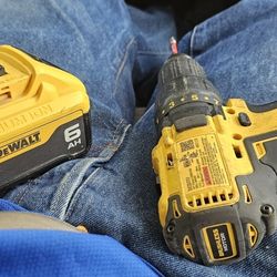 Dewalt Battery And Drill 