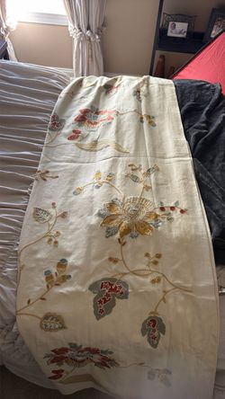 Pottery Barn curtains and pillow set