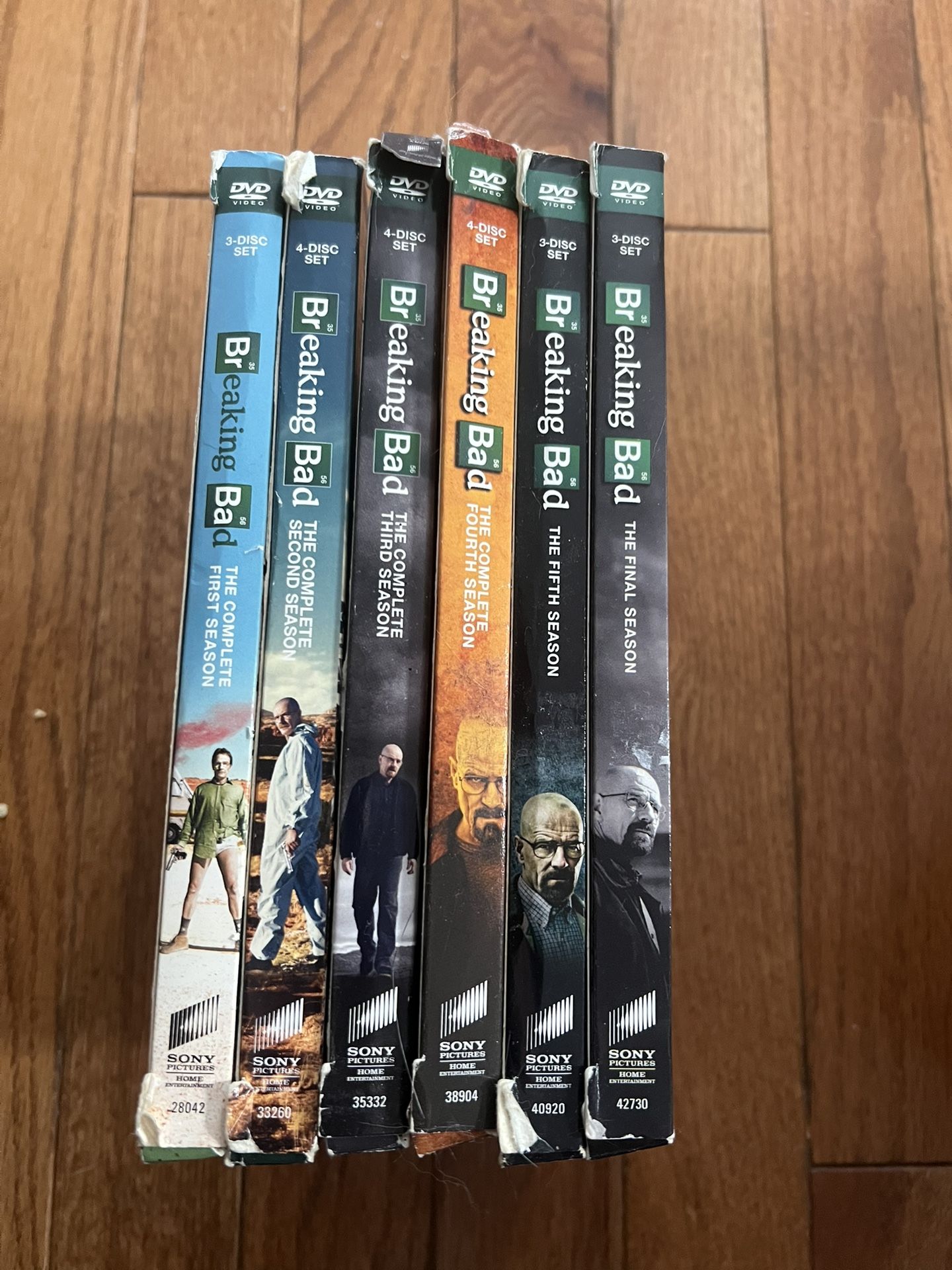 Breaking bad DVDs