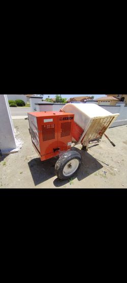 ESSICK MULTIQUIP STUCCO PLASTER MORTAR CONCRETE CEMENT MIXER TRAILER PORTABLE Revolvedora Mezcladora de mortero Concreto Cemento