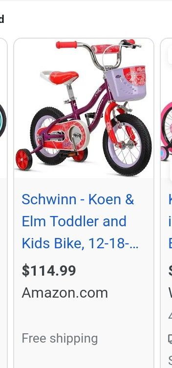 Bike For Toddler. bicicleta Para Niña..