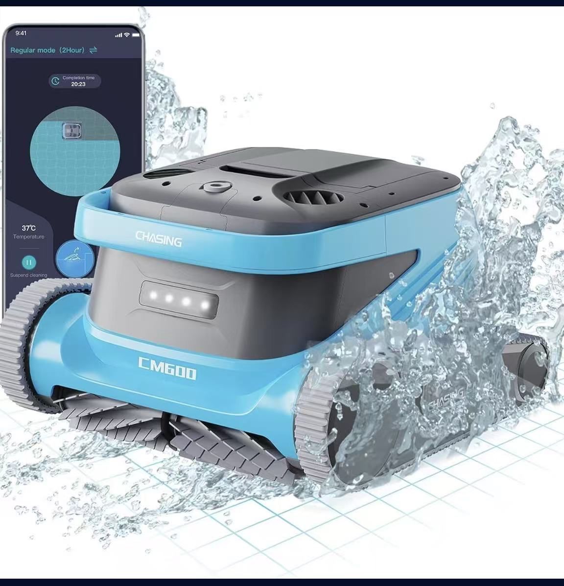Chasing CM600 Robotic Pool Cleaner, Pool Vacuum