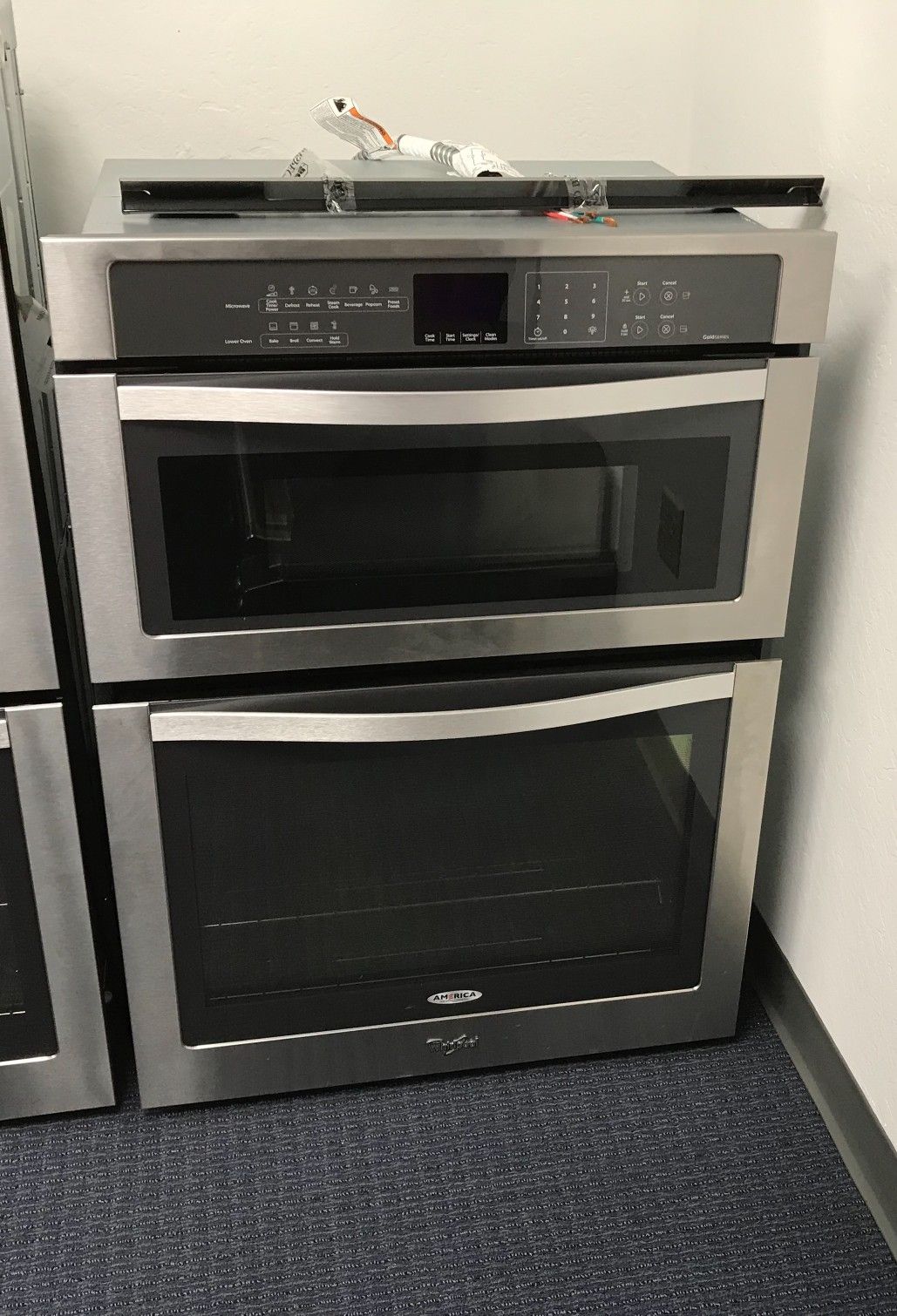 New Whirlpool Double Oven or Oven Microwave Combo