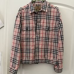 Supreme X Burberry Denim Trucker jacket