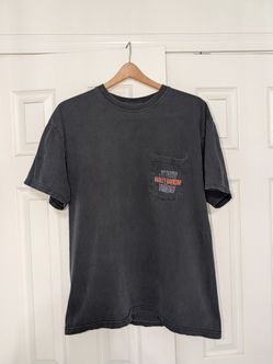 Vintage Harley Davidson Faded Pocket Tee