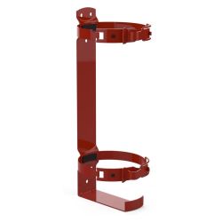 Amerex 846 ~ Vehicle/Marine Steel Fire Extinguisher 2-Strap Bracket, Red ~ NEW